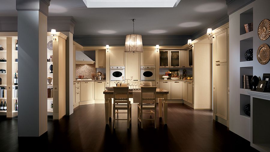 Classical elegance and contemporary ergonomics brought together by Grand Relais kitchen