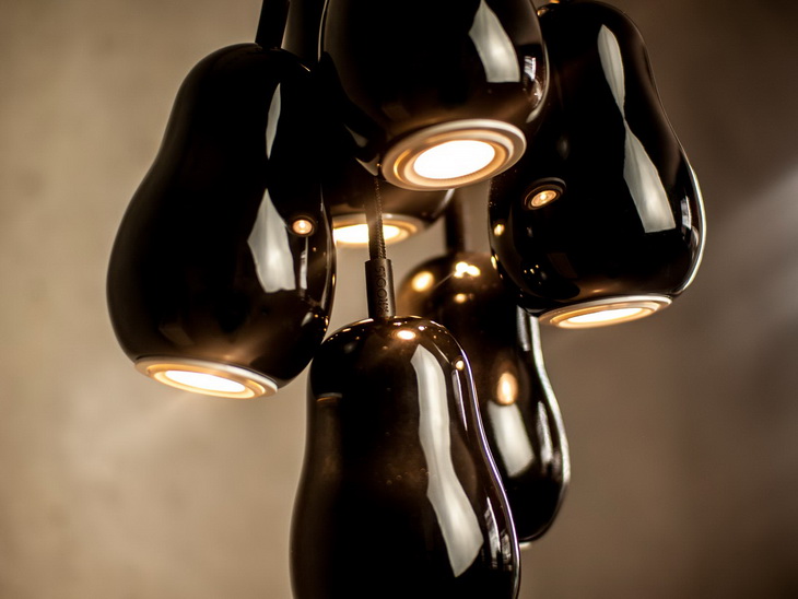 Cluster of Babula pendant lamps