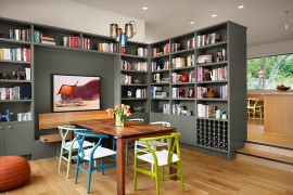 Bibliophile Nirvana: 25 Dining Rooms That Serve Up a Good Read