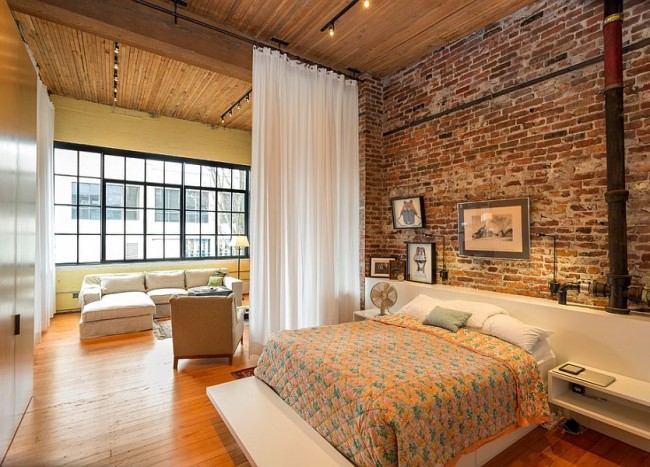 50 Delightful and Cozy Bedrooms with Brick Walls | Decoist