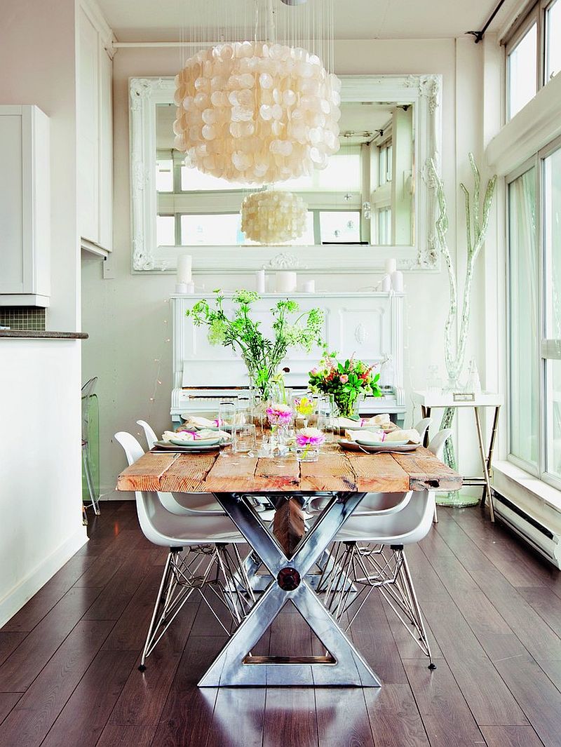 50 Cool and Creative Shabby Chic Dining Rooms