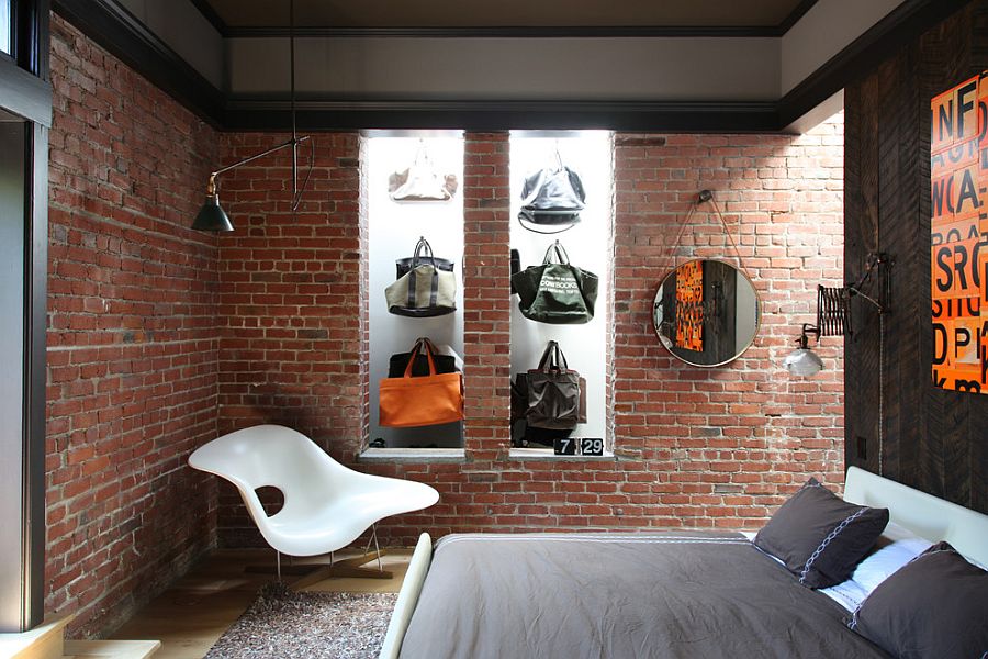 Loft Bedroom Brick