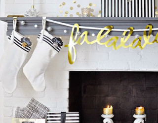 20 Chic Holiday Decorating Ideas with a Black, Gold, and White Color Scheme