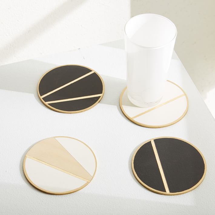 Geo coasters from West Elm