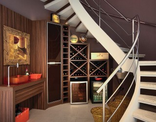 20 Eye-Catching Under Stairs Wine Storage Ideas