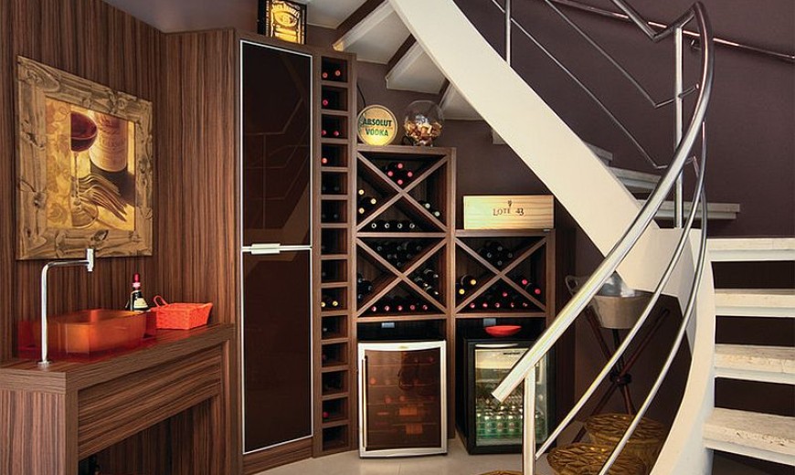 20 Eye-Catching Under Stairs Wine Storage Ideas