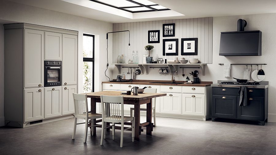 Industrial chic style and country chic elements create lovely Favilla kitchen