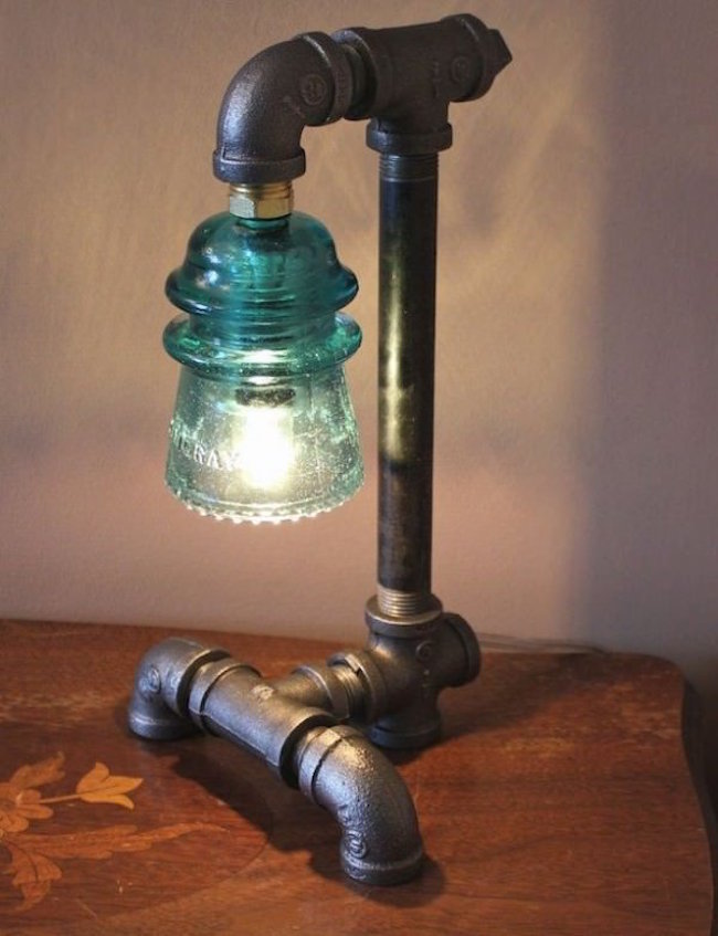 15 Edgy And Industrial Table Lamps, Gas Pipe Floor Lamp Diy