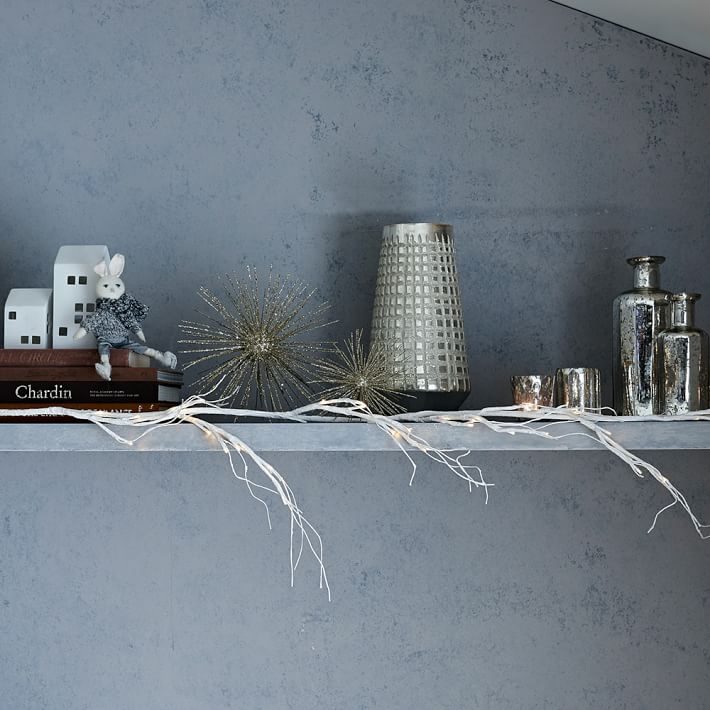 LED garland from West Elm