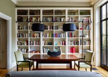 Ladder-bookshelves-and-bold-pendants-for-the-modern-library-217x155