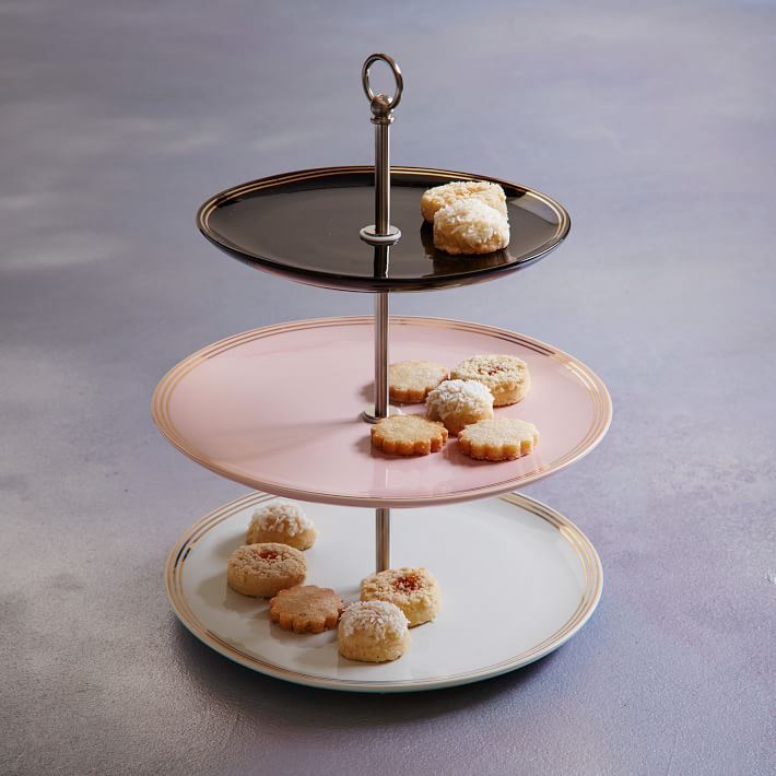 Petit four stand from West Elm