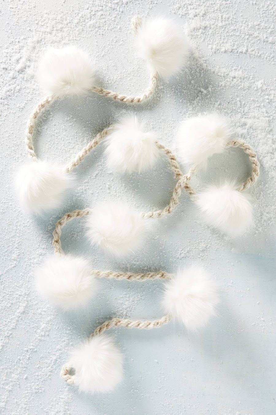 Pom pom garland from Anthropologie