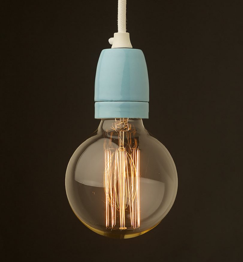 Porcelain pendant from Edison Light Globes