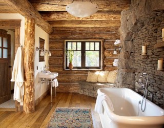 30 Exquisite and Inspired Bathrooms with Stone Walls