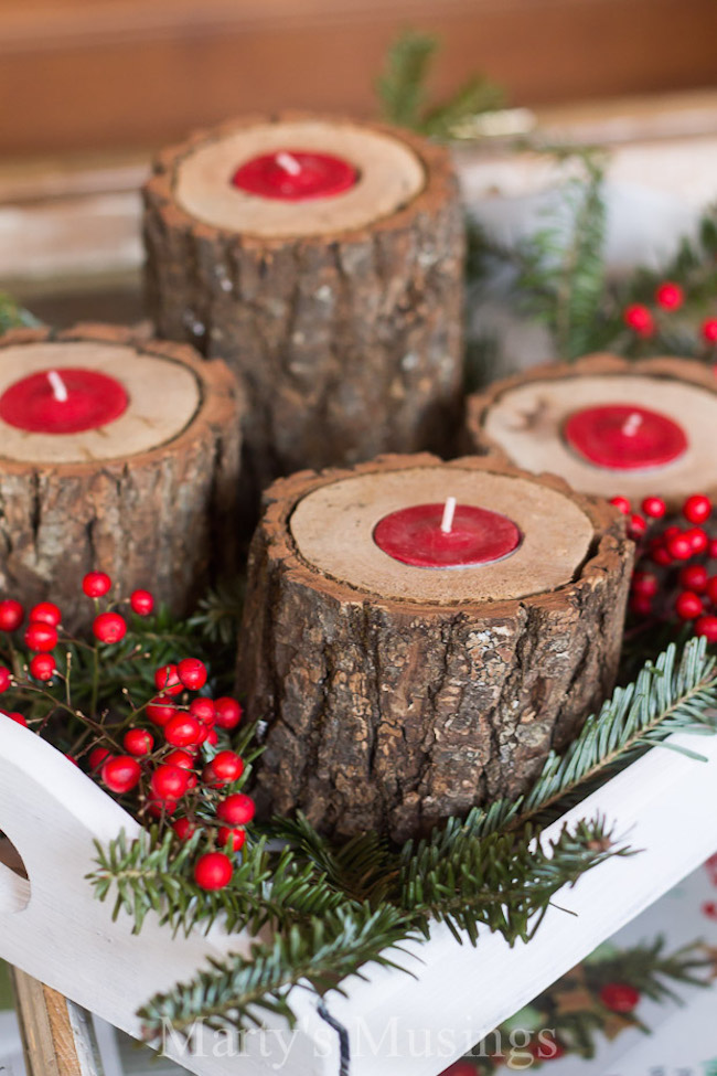 How to make your own Christmas Candle Holder