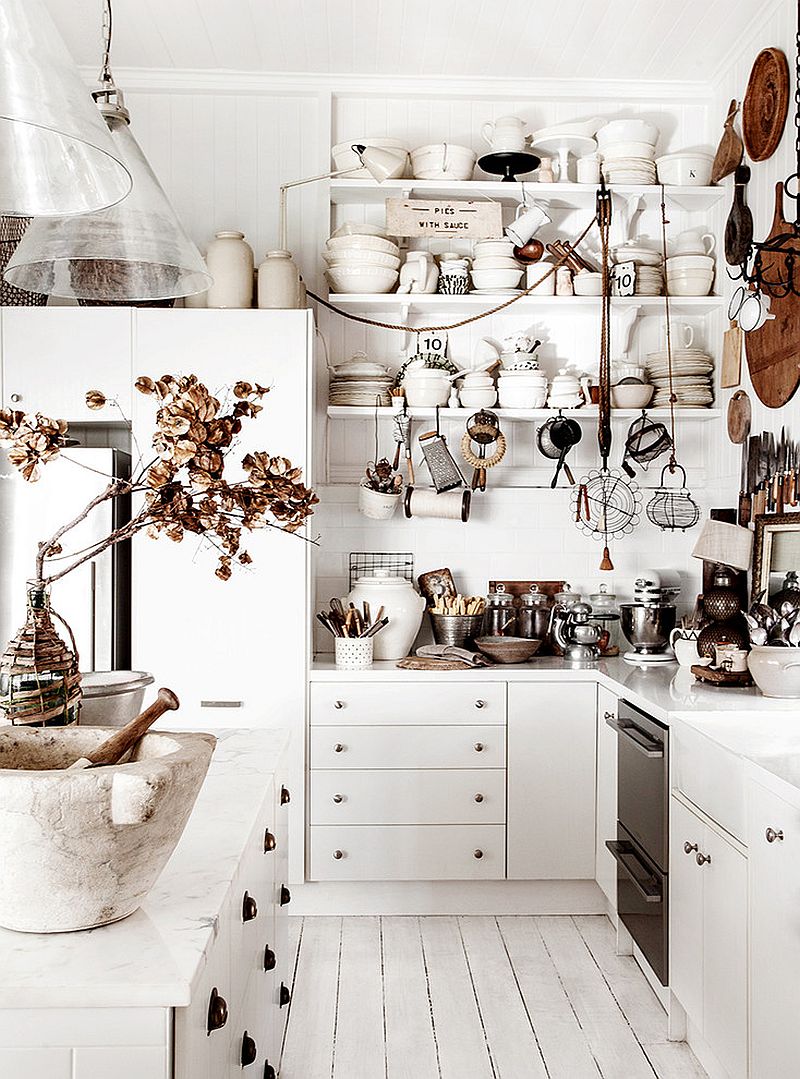 50 Fabulous Shabby Chic Kitchens That Bowl You Over