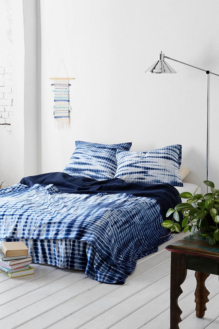 Shibori bedding from Urban Outfitters