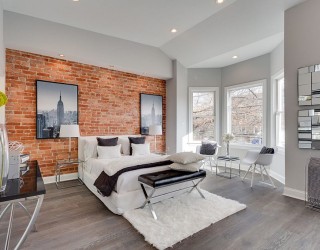 50 Delightful and Cozy Bedrooms with Brick Walls