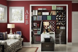 20 Home Offices That Turn to Red for Energy and Excitement