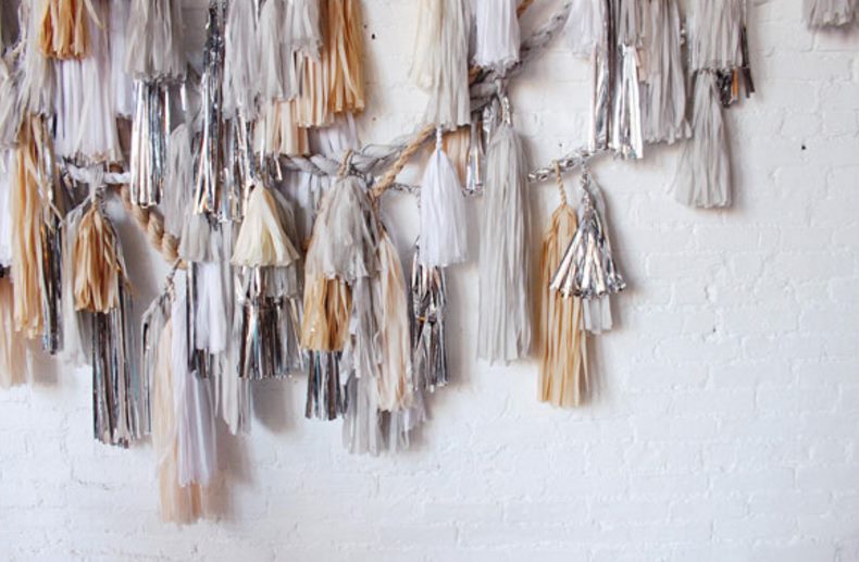 Tassel garland from CONFETTISYSTEM