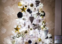 White-Christmas-all-lit-up-with-gold-black-and-white-ornaments-217x155