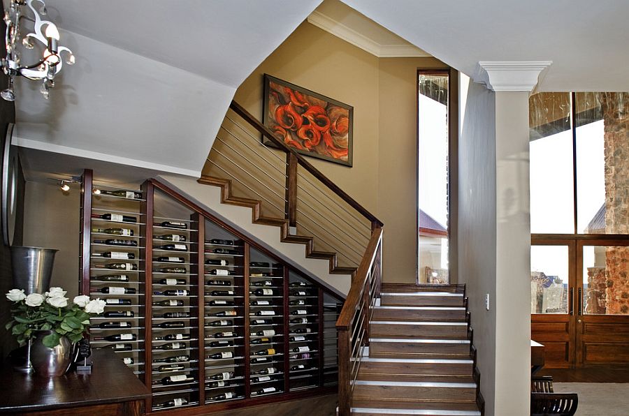 Garage / Basement Shelving + Bonus Wine/Liquor Under Stairs Storage