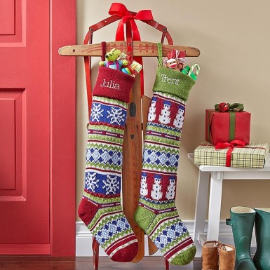 8 Creative Ways to Hang Stockings Without A Fireplace Mantel