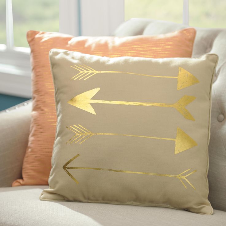 Arrow decorative pillows