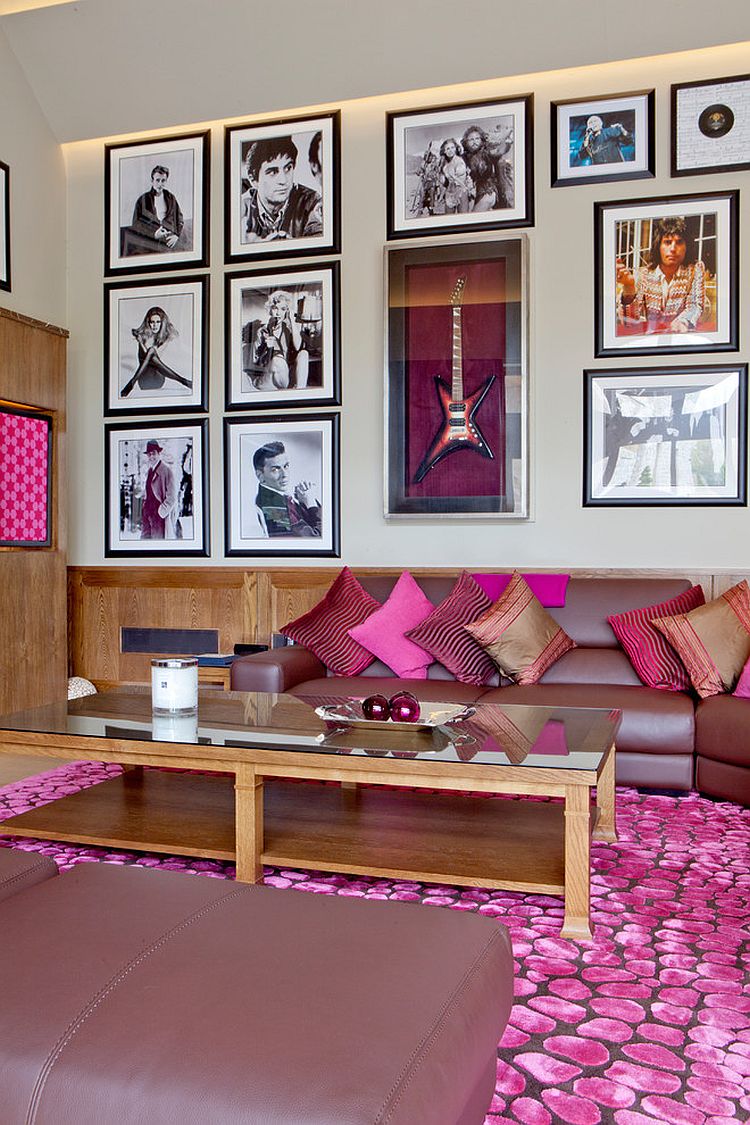 Blur the line between purple and pink by borrowing from both hues [Design: Carolyn Parker Interior Design]