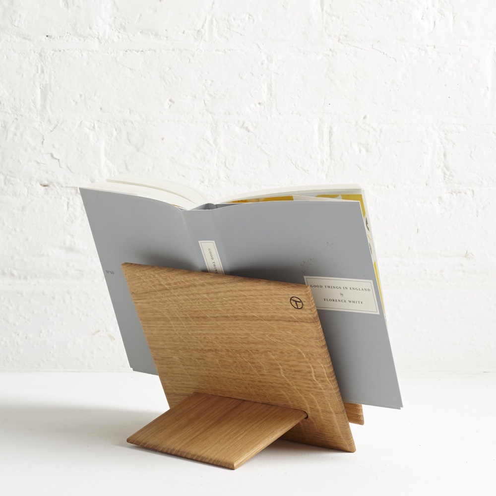 Carved Book Stand by Tim Plunkett