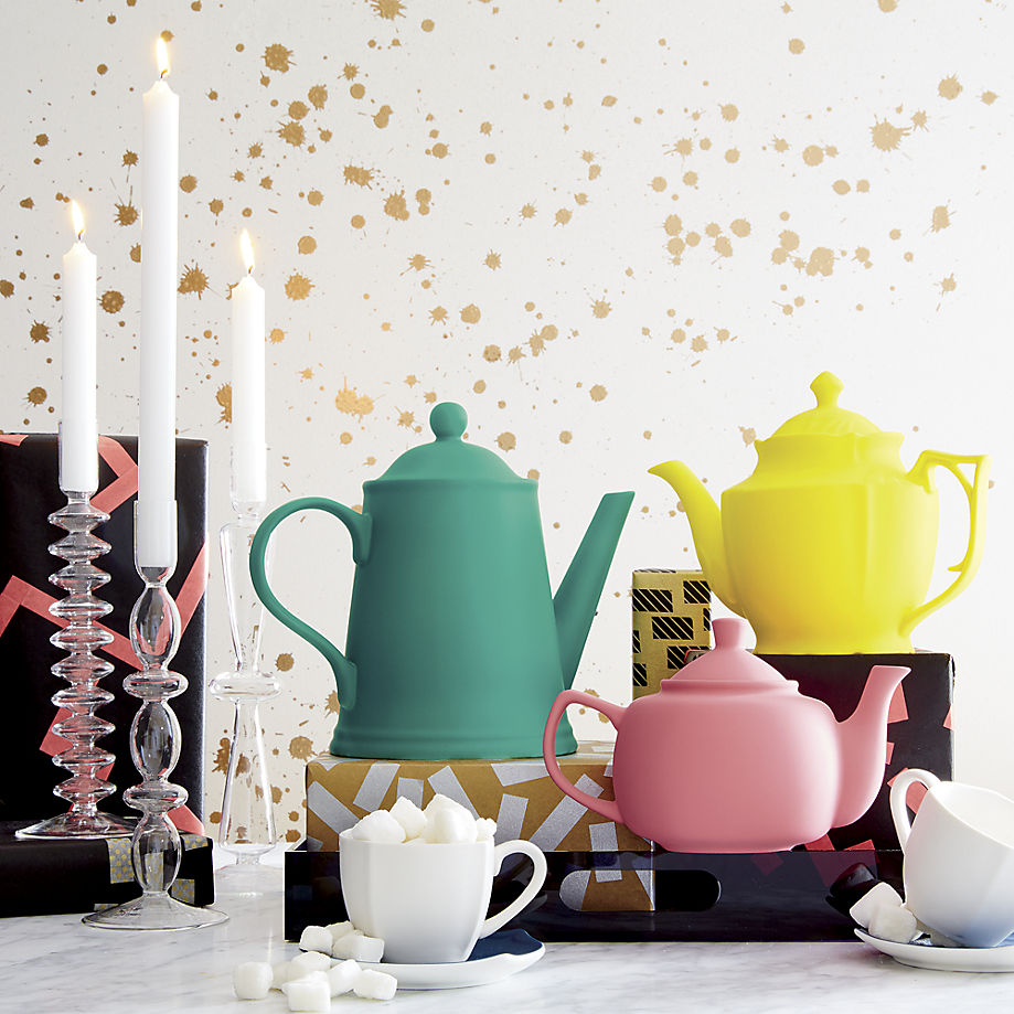 Colorful teapots from CB2