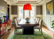 Colorful-way-to-anchor-the-eclectic-dining-room-217x155