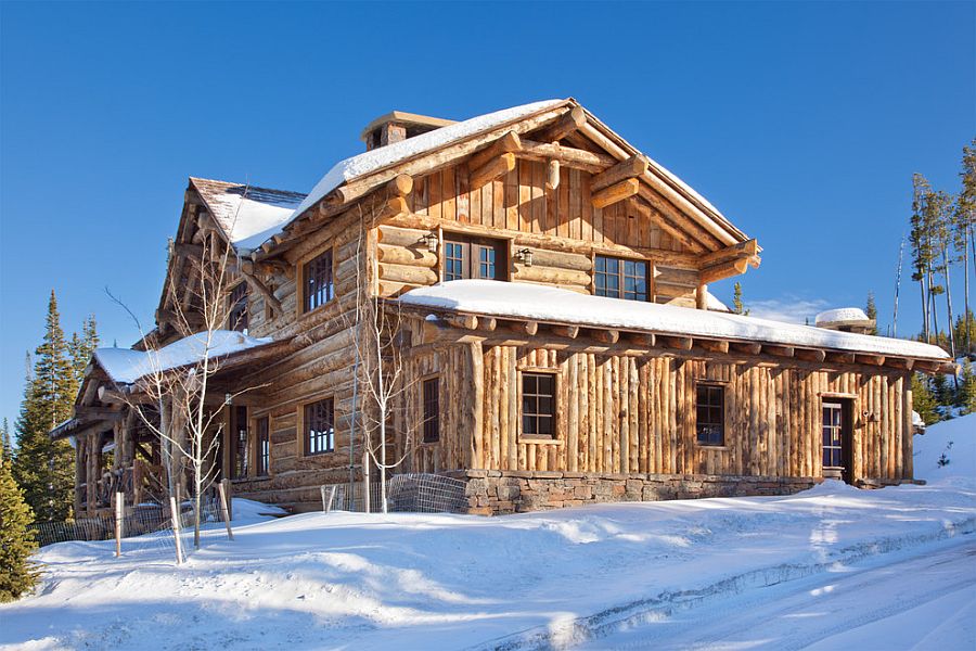 Cozy cabin in Big Sky offers access to some of the best ski slopes on the planet