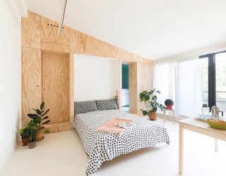 Tiny 28 Sqm Flat in Milan Wows with Flexible, Space-Saving Design