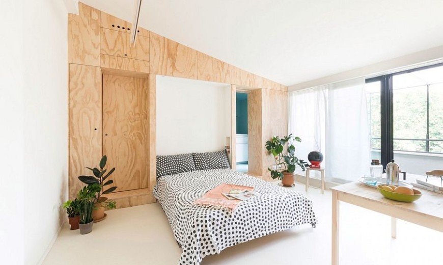 Tiny 28 Sqm Flat in Milan Wows with Flexible, Space-Saving Design