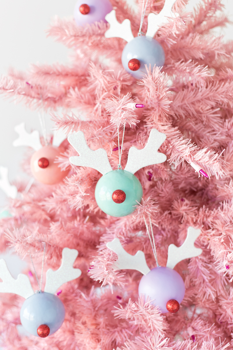 DIY Rudolph ornaments from StudioDIY