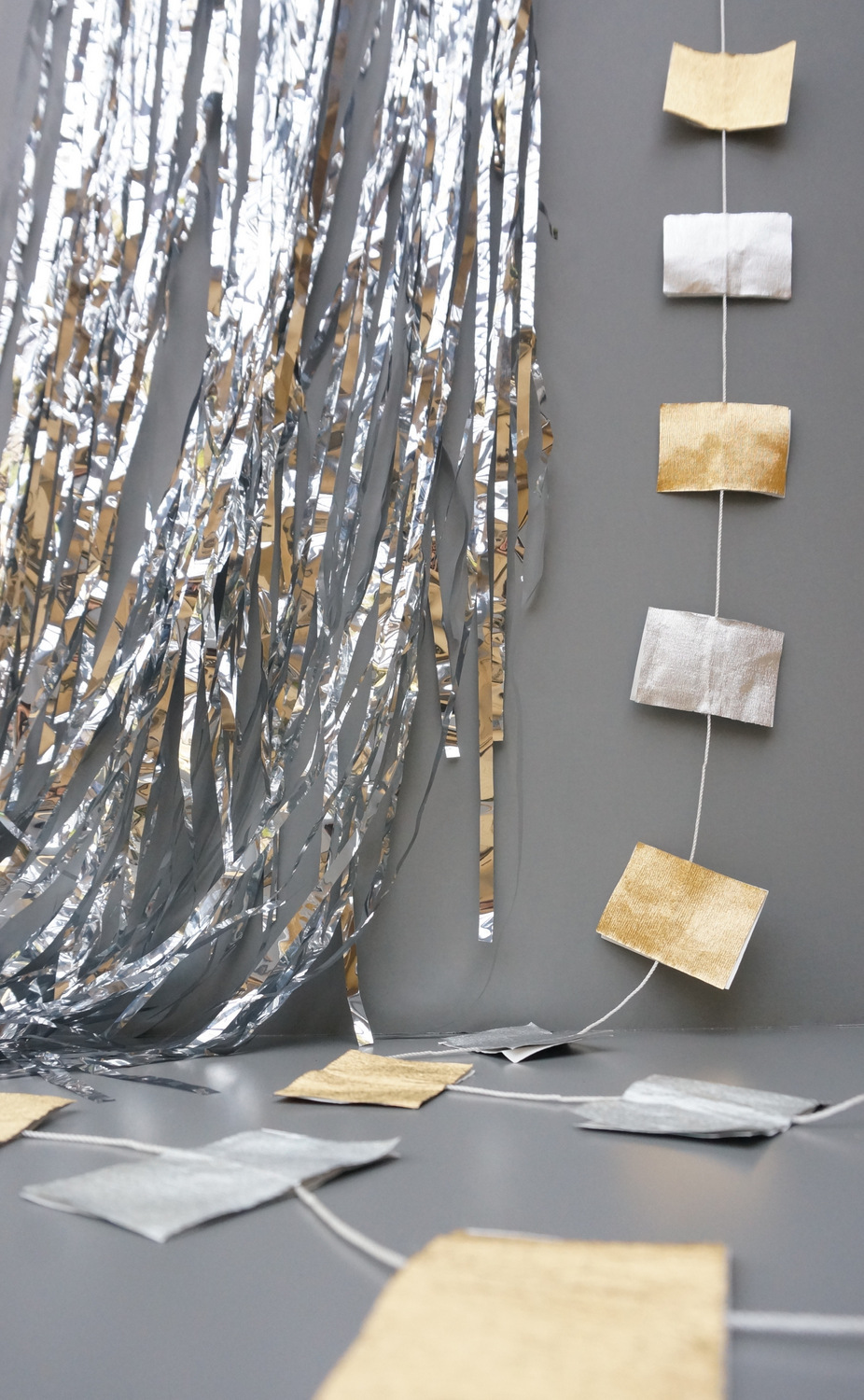 DIY metallic garland