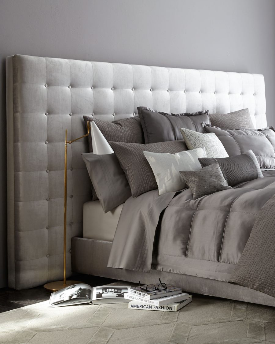 Decadent tufted bed from Horchow