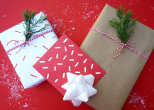 Festive-gift-wrap-with-bakers-twine-and-greenery-217x155