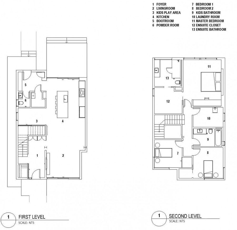 Floor plan of the refined Grade House in East Vancouver