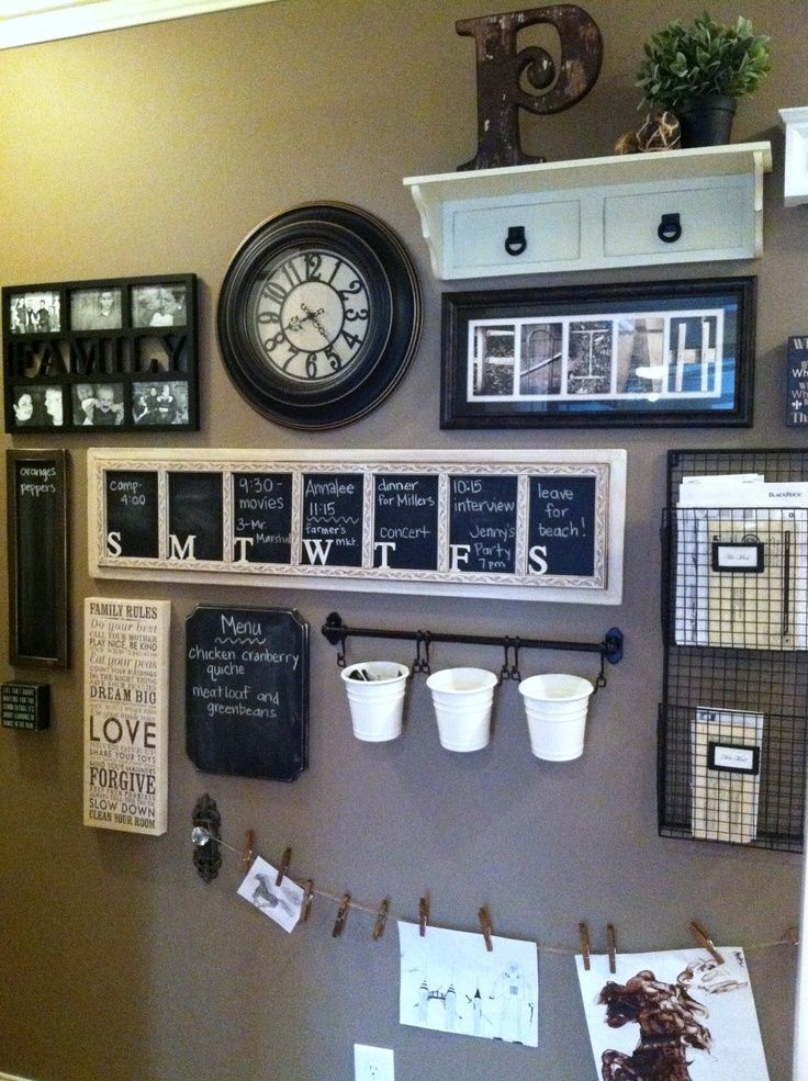 Kitchen Chalkboard Calendar