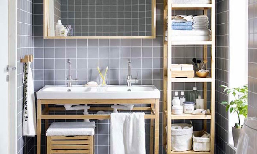 15 Examples Of Bathroom Vanities That Have Open Shelving