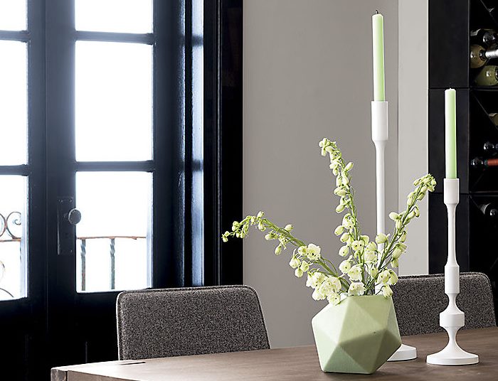 Green hex vase from CB2