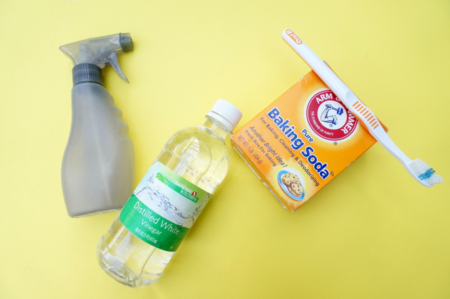 Grout cleaning supplies