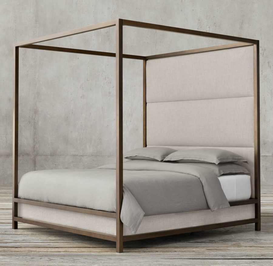 High-panel four-poster bed from Restoration Hardware