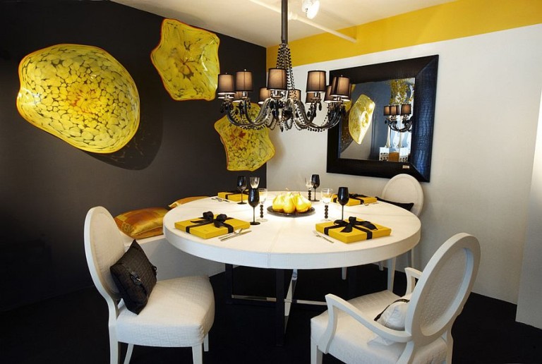 Trendy Color Duo: 20 Dining Rooms That Serve up Gray and Yellow | Decoist