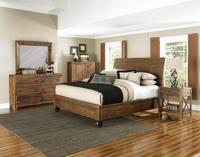 bedroom furniture on casters