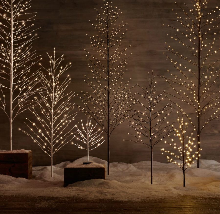 LED trees from Restoration Hardware