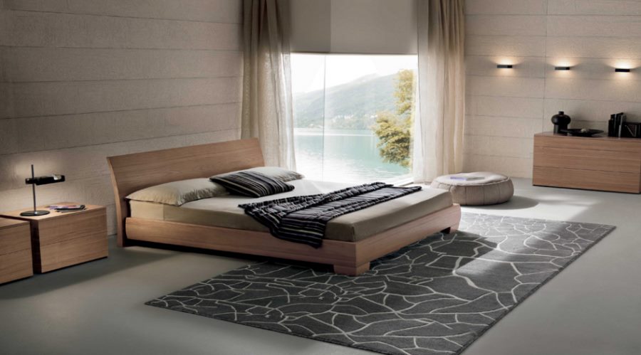 Modern wooden bed from Prestige Designs