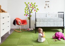 Monochromatic-green-Flor-rug-for-the-nursery-217x155